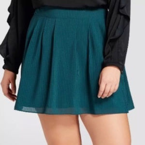 A New Day Forest Green Skirt